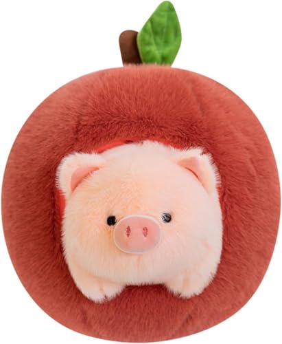 Xiyocadt Schwein Plüschtier Kuscheltier,Cartoon Piggy Figur Weicher Kuscheltier Schwein,Plüschtier Simulation Schweinche Kuscheltier Superweiches für Kinder (26cm) von Xiyocadt