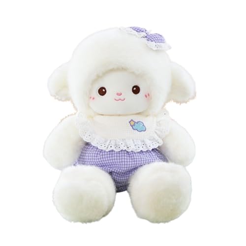 Xiyocadt Sheep Cuddly Toy,Stuffed Entzückendes Lamm Plüschtier, Schaf Stofftier süßes Spielzeug 25 cm,süßes Stofftier Ziege,Schaf Puppe Flauschiges Spielzeug Mädchen Junge (35cm,C) von Xiyocadt