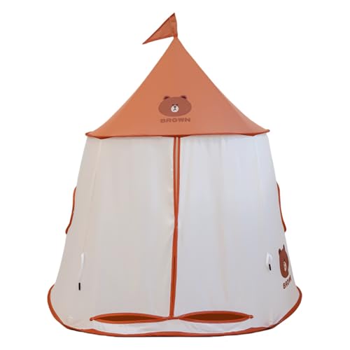 Xiyocadt Spielzelt für Kleinkinder, Prinzessin Prinz Schlosszelt für Indoor, Kinderzelt für Spiel und Spaß im Kinderzimmer, Kinder Zelte für Zimmer, Geschenk für Kinder (Bär) von Xiyocadt