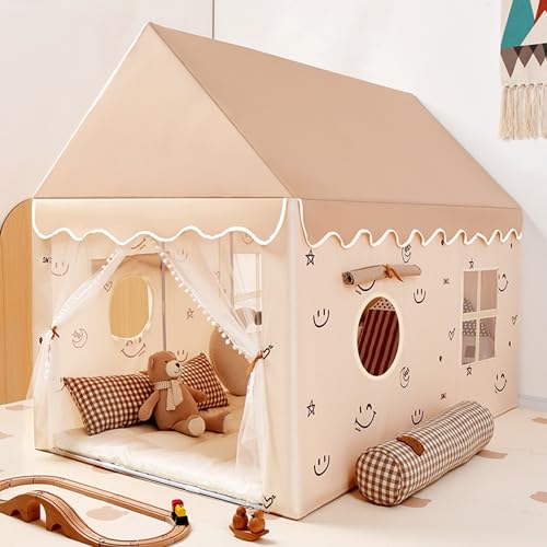 Xiyocadt Spielzelt für Kleinkinder mit Baumwollmatratze, 160x100x130 cm Kinderzelt für Spiel und Spaß im Kinderzimmer, Kinder Zelte für Zimmer, Geschenk für Kinder Xiyocadt Spielzelt für Kleinkinder mit Baumwollmatratze, 160x100x130 cm Kinderzelt für Spiel und Spaß im Kinderzimmer, Kinder Zelte für Zimmer, Geschenk für Kinder von Xiyocadt