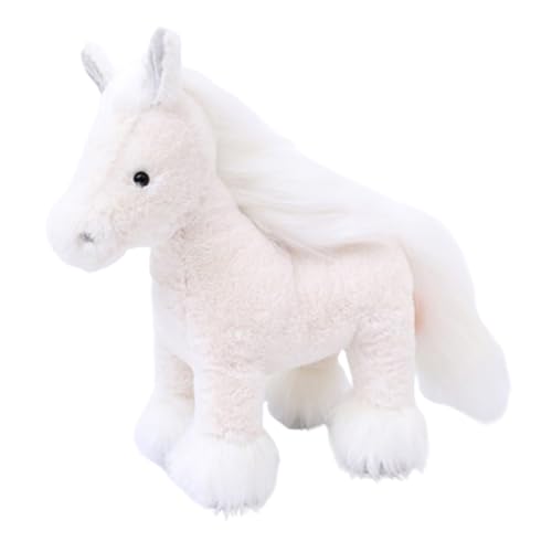 Xiyocadt Stofftier Pferd Klein, Pferd Kuscheltier Weiß, Klein Plüschpferd, Maskottchen Pferde, Plüsch Babe Mädchen Hundsteiff Hase, Pferde Kuscheltier Kuscheltiere, Plüschtier Plüschpferd (22cm,Weiß) von Xiyocadt