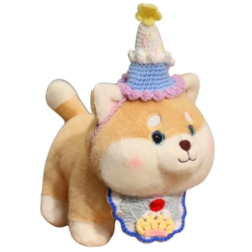 Xiyocadt Stuffed Animal Shiba Inu Plush Toy,Hunde kuscheltiere,Niedliche Welpe Shiba Inu Puppe Mädchen schlafen Kissen, geben Freunde zu geben Kinder Geburtstag Geschenke (26cm * 22cm,B) von Xiyocadt