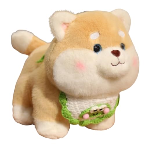 Xiyocadt Stuffed Animal Shiba Inu Plush Toy,Hunde kuscheltiere,Niedliche Welpe Shiba Inu Puppe Mädchen schlafen Kissen, geben Freunde zu geben Kinder Geburtstag Geschenke (26cm * 22cm,E) von Xiyocadt