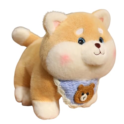 Xiyocadt Stuffed Animal Shiba Inu Plush Toy,Hunde kuscheltiere,Niedliche Welpe Shiba Inu Puppe Mädchen schlafen Kissen, geben Freunde zu geben Kinder Geburtstag Geschenke (26cm * 22cm,F) von Xiyocadt