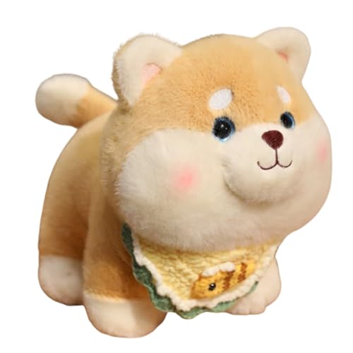 Xiyocadt Stuffed Animal Shiba Inu Plush Toy,Hunde kuscheltiere,Niedliche Welpe Shiba Inu Puppe Mädchen schlafen Kissen, geben Freunde zu geben Kinder Geburtstag Geschenke (26cm * 22cm,G) von Xiyocadt