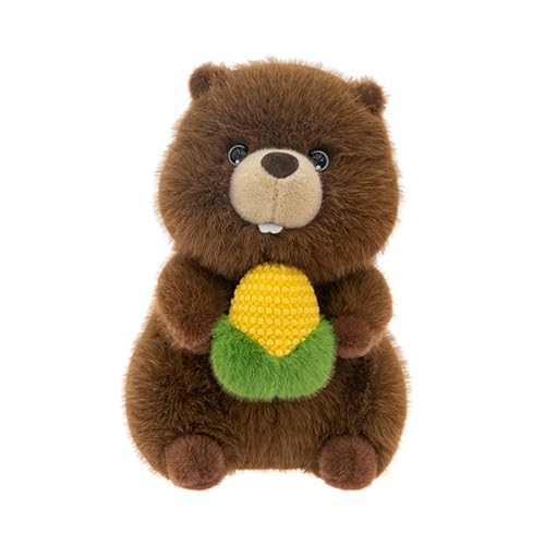 Xiyocadt Tollpatschiger Murmeltier Plüschtier Kuschelig Weiches Spielzeug,Simulation Murmeltier Plüsch Spielzeug, Niedliches Murmeltier Plüschkissen, Geschenk für Freunde und Kinder (40 cm,B) von Xiyocadt