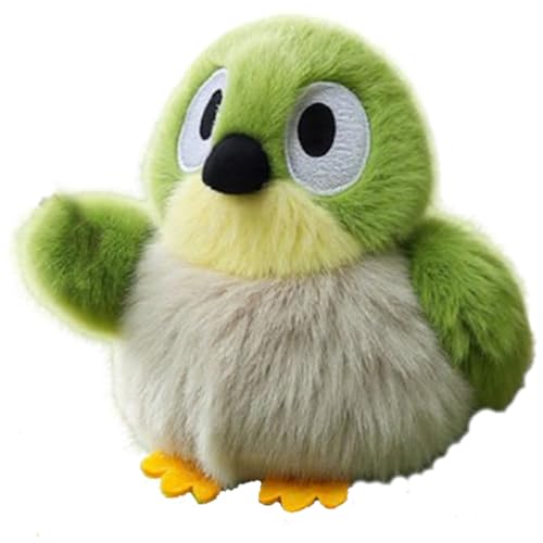 Xiyocadt Vogel Plüschtier 11cm, Klein Stofftier Vogelpuppen, Bird Pelzige Plüschpuppe Spielzeug, Kuscheltier Sparrow Plüsch Puppen für Kinder (Stickerei Vogel) von Xiyocadt