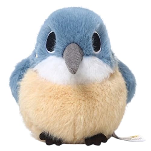 Xiyocadt Vogel Plüschtier 11cm, Klein Stofftier Vogelpuppen, Bird Pelzige Plüschpuppe Spielzeug, Kuscheltier Sparrow Plüsch Puppen für Kinder (Vogel) von Xiyocadt