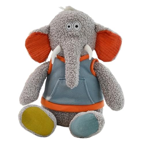 Xiyocadt Waldtiere Plüschtier 40cm, Löwen Kuscheltier Fuchs Kaninchen Elefant, Plüsch Wildtier Freunde Stofftier, Flauschige Spielzeug für Kinder Sammeln, Spielen & Kuscheln (Babyelefant) von Xiyocadt