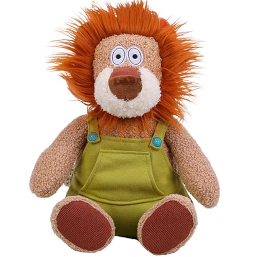 Xiyocadt Waldtiere Plüschtier 40cm, Löwen Kuscheltier Fuchs Kaninchen Elefant, Plüsch Wildtier Freunde Stofftier, Flauschige Spielzeug für Kinder Sammeln, Spielen & Kuscheln (Löwe) von Xiyocadt