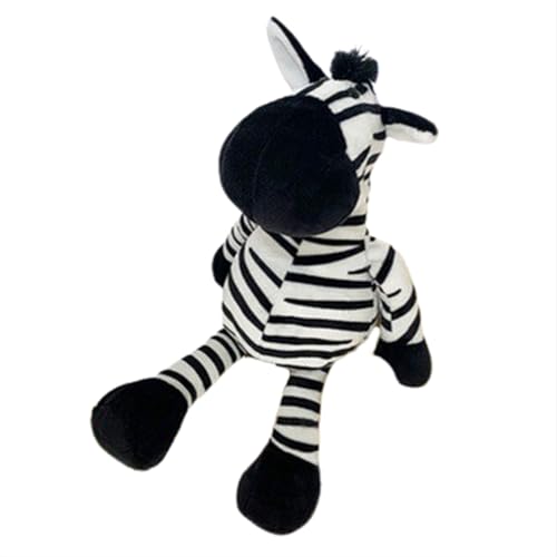 Xiyocadt Zebra Cuddly Toy, Zebra Soft Toy Made of Fabric Zebra,Cute Stuffed Zebra for Comfortable and Decorative Cuddly Toy for Children's Room, Perfect for Birthdays and Special Occasions (25cm,I) von Xiyocadt