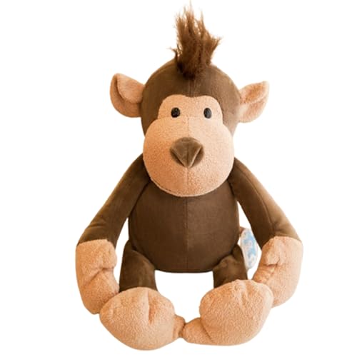 Xiyocadt Zebra Kuscheltier,25 cm Plüsch Spielzeug Tiger Plüschtier,Ausgestopftes Tier Spielzeug Waldtierpuppe Aktivitäten,Fuchs Stofftier,AFFE Kuscheltier Klein for Den Kindergeburtstag (35cm,AFFE) von Xiyocadt