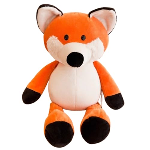 Xiyocadt Zebra Kuscheltier,25 cm Plüsch Spielzeug Tiger Plüschtier,Ausgestopftes Tier Spielzeug Waldtierpuppe Aktivitäten,Fuchs Stofftier,AFFE Kuscheltier Klein for Den Kindergeburtstag (35cm,Fuchs) von Xiyocadt