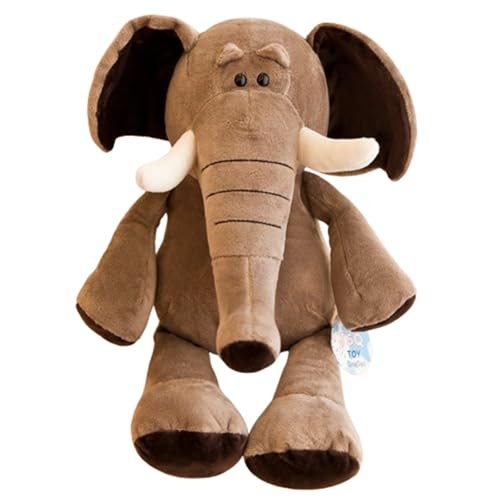 Zebra Kuscheltier,25 Cm Plüsch Spielzeug Tiger Plüschtier,Ausgestopftes Tier Spielzeug Waldtierpuppe Aktivitäten,Fuchs Stofftier,Affe Kuscheltier Klein For Den Kindergeburtstag (25cm,Elefant) von Xiyocadt