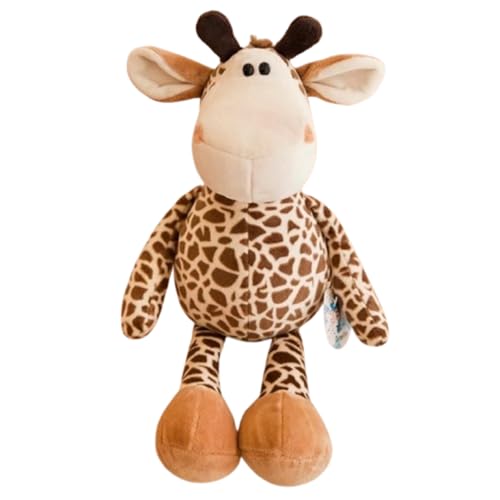 Zebra Kuscheltier,25 Cm Plüsch Spielzeug Tiger Plüschtier,Ausgestopftes Tier Spielzeug Waldtierpuppe Aktivitäten,Fuchs Stofftier,Affe Kuscheltier Klein For Den Kindergeburtstag (25cm,Giraffe) von Xiyocadt