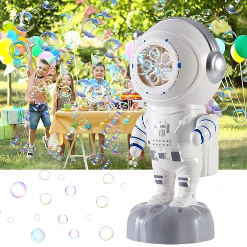 Seifenblasenmaschine, Xndryan Automatische Seifenblasenmaschine Hochzeit, 360° Drehbar Astronaut Tragbare Blasenmaschine Professional Blasenspielzeug für Kinder Hochzeit Party Seifenblasenmaschine, Xndryan Automatische Seifenblasenmaschine Hochzeit, 360° Drehbar Astronaut Tragbare Blasenmaschine Professional Blasenspielzeug für Kinder Hochzeit Party von Xndryan