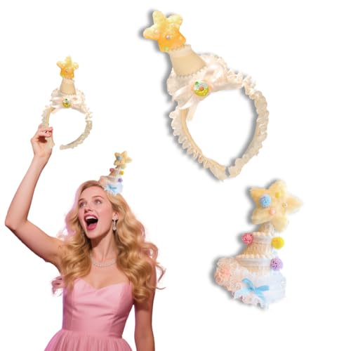 XnxnzhHo Geburtstag Prinzessin Krone Stirnband Set Dekorative Haarschmuck für Party Stern Design mit Spitzendetails Geburtstagsfeier Kostüm Kopfbedeckung Haarspange XnxnzhHo Geburtstag Prinzessin Krone Stirnband Set Dekorative Haarschmuck für Party Stern Design mit Spitzendetails Geburtstagsfeier Kostüm Kopfbedeckung Haarspange von XnxnzhHo