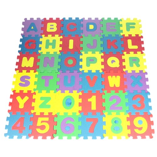 36 Blätter Schaum -Puzzle -Matte, 5, 5 x, Zoll ineinandergreifendes Alphabet und Zahlen Schaumspielmatte, farbenfrohe weiche Wiederverwendbare Eva -Fliesen für Mädchen, Jungengeschenke 36 Blätter Schaum -Puzzle -Matte, 5, 5 x, Zoll ineinandergreifendes Alphabet und Zahlen Schaumspielmatte, farbenfrohe weiche Wiederverwendbare Eva -Fliesen für Mädchen, Jungengeschenke von Xoeryoy