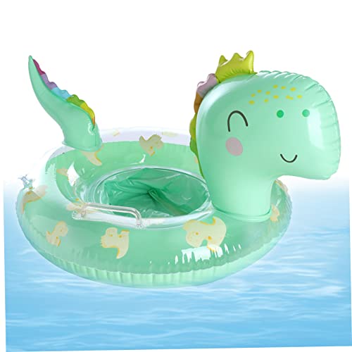 Baby Schwimmschwimmschwimmer Baby inblasbarer Pool Schwimmer Dinosaurier Kinder PVC Schwimmring Kinder Wasserspielzeugzubehör für Kleinkinder im Alter von 1 5, 54x54x35 cm (grün) von Xoeryoy