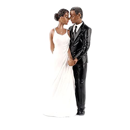Hochzeitstorte Toper Harz Afroamerikanische Paar Figur Kernstück Dekorationen für Hochzeitstag Hochzeitstorte Toper Harz Afroamerikanische Paar Figur Kernstück Dekorationen für Hochzeitstag von Xoeryoy