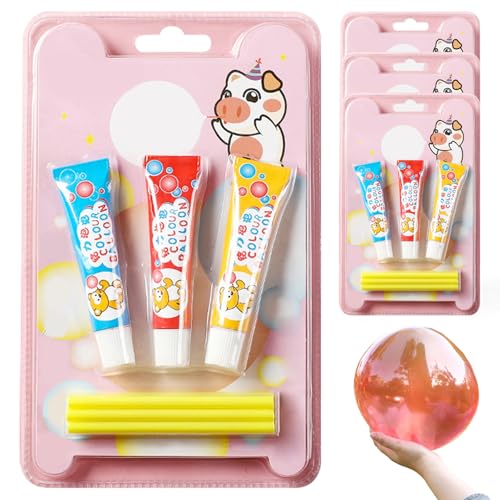 Plastikblasen mit Stroh, 4 Sets Safe & Fun Blow Plastikblasen für Kinder, tragbare Blasenspielzeug für Schule, Party, Innenräume, Außengeschenke, Geburtstagsgeschenke && Plastikblasen mit Stroh, 4 Sets Safe & Fun Blow Plastikblasen für Kinder, tragbare Blasenspielzeug für Schule, Party, Innenräume, Außengeschenke, Geburtstagsgeschenke && von Xoeryoy