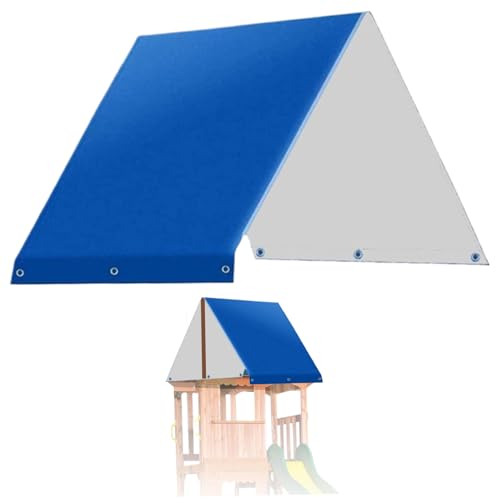 Playset -Baldachinersatz, 52 x 90 Zoll Oxford Stoff Spielplatz Baldachin, wasserdichte, dauerhafte, staubdichtes Schwung Set Ersatzplan, Playhouse Cover für Outdoor, Royal Blue von Xoeryoy