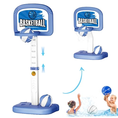 Pool Basketball Hoop, verstellbare Höhe Pool Basketball Hoop mit 2 Bällen, Plastik für Kindergeschenke, Innen im Freien Pool Basketball Hoop, verstellbare Höhe Pool Basketball Hoop mit 2 Bällen, Plastik für Kindergeschenke, Innen im Freien von Xoeryoy