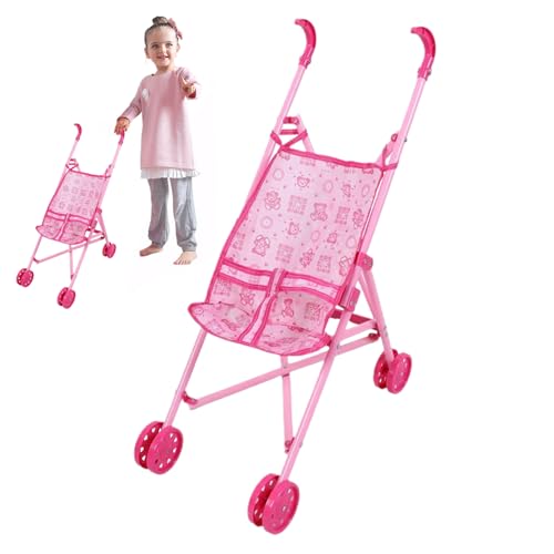 Puppen -Cartoon -Kinderwagen -Babymuster -Pluttable -Pflaumenpflaumenpflaum Puppen -Cartoon -Kinderwagen -Babymuster -Pluttable -Pflaumenpflaumenpflaum von Xoeryoy