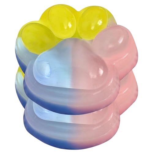 Squeeze Toys 2pcs niedliche weiche Dekompression Katzen Pfoten 3-Farben Sensory Stress Relief Toy für Kinder Erwachsene Squeeze Toys 2pcs niedliche weiche Dekompression Katzen Pfoten 3-Farben Sensory Stress Relief Toy für Kinder Erwachsene von Xoeryoy