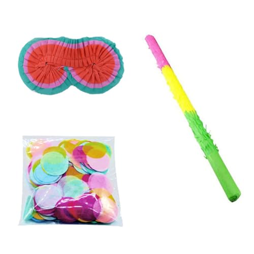 Stick Stick Set 20inch Regenbogen Boulanges Confettis für Geburtstagsfeier Supply Decoration 3pcs von Xoeryoy