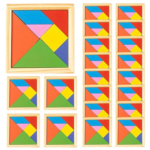 Tangram Puzzle 20pcs Holz geometrische Form Puzzle Logik Hirnteaser Tangrams Spiele für Kinderparty Gefälligkeiten Tangram Puzzle 20pcs Holz geometrische Form Puzzle Logik Hirnteaser Tangrams Spiele für Kinderparty Gefälligkeiten von Xoeryoy
