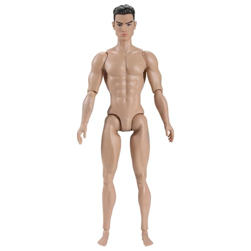 Xoeryoy 1/6 Skala Actionfigur Multi -Gelenk -Fähigkeit männlicher Muskelaktion Figur Körper mit Kopf für Display -Puppensammlung, Beige Xoeryoy 1/6 Skala Actionfigur Multi -Gelenk -Fähigkeit männlicher Muskelaktion Figur Körper mit Kopf für Display -Puppensammlung, Beige von Xoeryoy