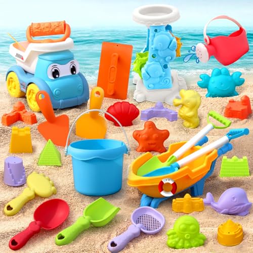 Xoeryoy 1 Set Strandspielzeug (30 Prozent), EIN Kleinkindfreundlicher Strand-Sandspielzeug umfasst Eimerschaufelformen und mehr, Sandcastle Building Kit von Xoeryoy
