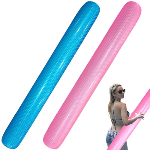 2pcs Poolnudeln, 63, 0 Zoll PVC Tragbares glattes aufblasbares Poolnudel, perfekt für Strand, See, Party. von Xoeryoy