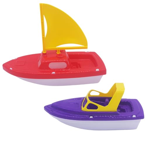 Xoeryoy 2pcs Spielzeugboote, lustige kleine Plastikbootbad Spielzeug Leichtes Schnellboot und Segelboot für Sommer Beach Pool Backyard Games Xoeryoy 2pcs Spielzeugboote, lustige kleine Plastikbootbad Spielzeug Leichtes Schnellboot und Segelboot für Sommer Beach Pool Backyard Games von Xoeryoy