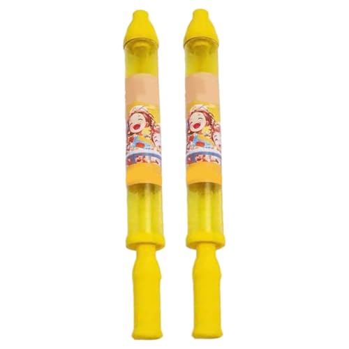 Xoeryoy 2pcs Wasserpistole, 17 -Zoll -Pool -Angebote mit Mehreren Löchern, leicht zu ziehen Spielzeugpistole, Feuerwerkstil Wasserspielzeug für Strand, Pool, Innenhof, Outdoor, Gelb && von Xoeryoy