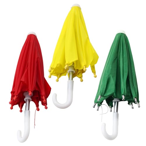 Xoeryoy 3pcs Doll Regenschirm, 3 Farben niedliche Mini -Regenschirm -Dekorationsrequisiten für 18 Zoll Puppe, Festivalgeschenk, Partyentwicklung, Foto Xoeryoy 3pcs Doll Regenschirm, 3 Farben niedliche Mini -Regenschirm -Dekorationsrequisiten für 18 Zoll Puppe, Festivalgeschenk, Partyentwicklung, Foto von Xoeryoy