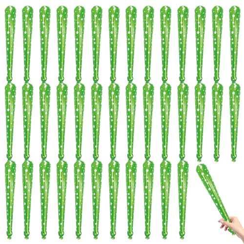 Xoeryoy 50pcs Thunder Sticks Noise Maker, Sternmuster -Lärmmacher für Sportveranstaltungen mit Bell, Green Team Spirit Accessoires, Partyvorräte für Fußball, Baseball, Jubel -Essentials Xoeryoy 50pcs Thunder Sticks Noise Maker, Sternmuster -Lärmmacher für Sportveranstaltungen mit Bell, Green Team Spirit Accessoires, Partyvorräte für Fußball, Baseball, Jubel -Essentials von Xoeryoy