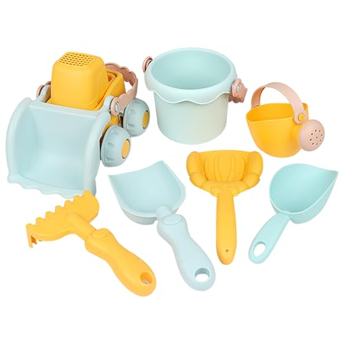 Xoeryoy 7pcs/Set Beach Toys, Bildungssandspielzeug umfassen Gabelstapler, Schaufel, Eimer und Löffel, Bio -Plastik -Reisebereich für Jungen und Mädchen Xoeryoy 7pcs/Set Beach Toys, Bildungssandspielzeug umfassen Gabelstapler, Schaufel, Eimer und Löffel, Bio -Plastik -Reisebereich für Jungen und Mädchen von Xoeryoy