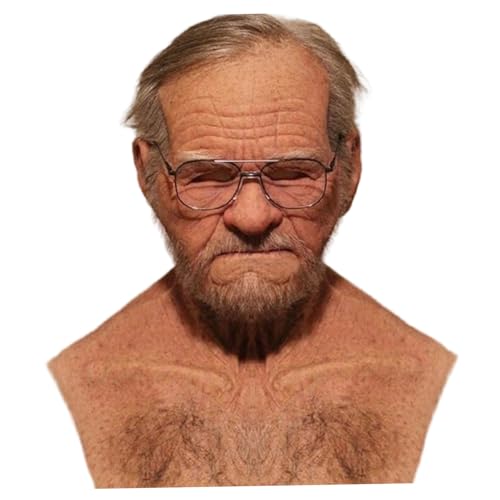 Xoeryoy Alte Mannmaske, realistische atmungsaktiv von Xoeryoy