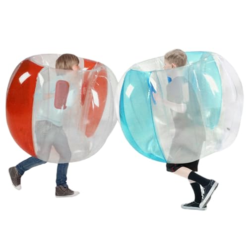 Xoeryoy Aufblasbare Stoßstangenbälle für Kinder 2PCS 35x29.5 Lecksicher PVC Human Hamster Ball mit innerem Griff und Befestigungsgürtel für Spielplatz, Hof, Park Xoeryoy Aufblasbare Stoßstangenbälle für Kinder 2PCS 35x29.5 Lecksicher PVC Human Hamster Ball mit innerem Griff und Befestigungsgürtel für Spielplatz, Hof, Park von Xoeryoy