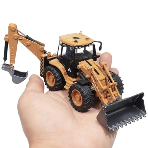 Xoeryoy Baggerspielzeug, 1/50 Metall Die-Cast-Baggerlader Bulldozer Spielzeug mit 360 ° rotierenden Armen, Baufahrzeugmodell Dekoration Geschenk für Jungen Xoeryoy Baggerspielzeug, 1/50 Metall Die-Cast-Baggerlader Bulldozer Spielzeug mit 360 ° rotierenden Armen, Baufahrzeugmodell Dekoration Geschenk für Jungen von Xoeryoy