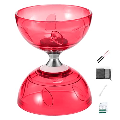 Xoeryoy Diabolo, chinesisches Yoyo mit Ersatzseil & Stöcken & Anweisungen, Yoyo Professional für Anfänger, erfahrene Spieler Xoeryoy Diabolo, chinesisches Yoyo mit Ersatzseil & Stöcken & Anweisungen, Yoyo Professional für Anfänger, erfahrene Spieler von Xoeryoy