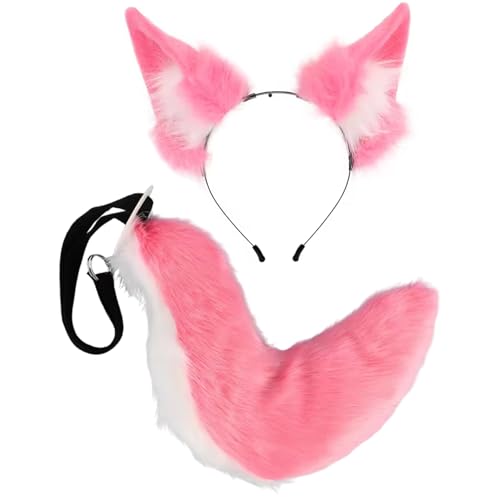 Xoeryoy Fuchsohren und Schwanz pelzige Fuchs Ohren Stirnband und Einstellbarer Schwanz für Halloween -Party -Cosplay -Kostümzubehör Xoeryoy Fuchsohren und Schwanz pelzige Fuchs Ohren Stirnband und Einstellbarer Schwanz für Halloween -Party -Cosplay -Kostümzubehör von Xoeryoy