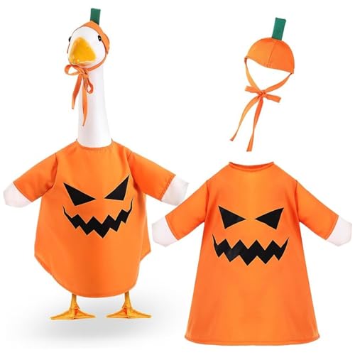 Xoeryoy Gäste Outfits Halloween Veranda Gans Outfits umfassen Kürbisumhang und Hut für 23 Zoll Außenterrasse Rasenkunstdekoration Xoeryoy Gäste Outfits Halloween Veranda Gans Outfits umfassen Kürbisumhang und Hut für 23 Zoll Außenterrasse Rasenkunstdekoration von Xoeryoy