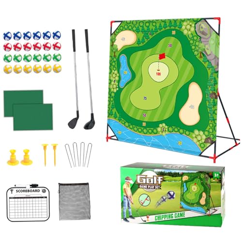 Xoeryoy Golf -Chipping -Spiel für Kinder 1 Set umfassendes klebriges Golfmatten -Spiel umfasst MAT, Club, Ball und mehr für das Training von Kindern im Freien im Freien von Kindern über 3 Jahre alt Xoeryoy Golf -Chipping -Spiel für Kinder 1 Set umfassendes klebriges Golfmatten -Spiel umfasst MAT, Club, Ball und mehr für das Training von Kindern im Freien im Freien von Kindern über 3 Jahre alt von Xoeryoy