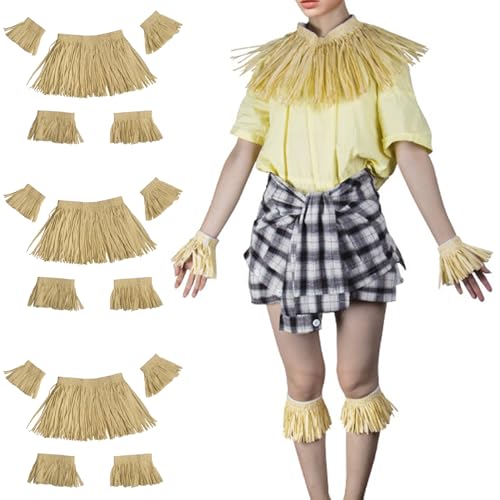 Xoeryoy Hawaiianisches Outfit für Mädchen, 3 Sets Elastic Hawaiian Garland Set mit Halskette, Armbändern, Beinbands für Kinder Erwachsene Sommerparty Beach Xoeryoy Hawaiianisches Outfit für Mädchen, 3 Sets Elastic Hawaiian Garland Set mit Halskette, Armbändern, Beinbands für Kinder Erwachsene Sommerparty Beach von Xoeryoy