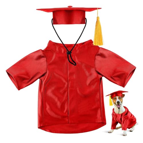 Xoeryoy Hundeabschluss -Outfit, rot verstellbar von Xoeryoy