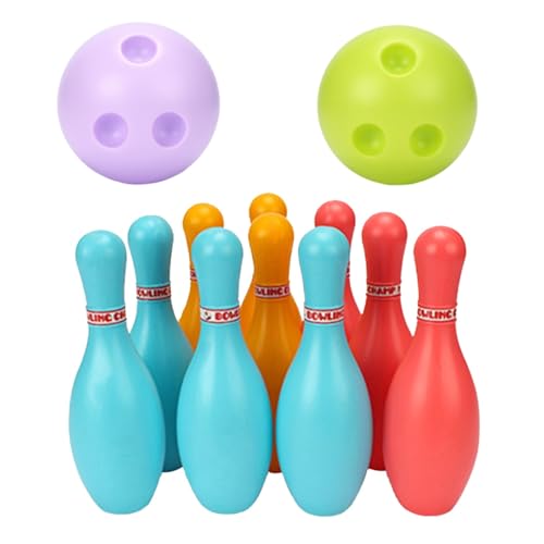 Xoeryoy Kinder Bowling-Set, 10 Plastikstifte und 2 Bälle Kleinkind Bowling Set, Indoor Outdoor-Aktivitätsspiele Spiel Bildungsgeburtstagsfeier Geschenk für Jungen Mädchen 5-7 Xoeryoy Kinder Bowling-Set, 10 Plastikstifte und 2 Bälle Kleinkind Bowling Set, Indoor Outdoor-Aktivitätsspiele Spiel Bildungsgeburtstagsfeier Geschenk für Jungen Mädchen 5-7 von Xoeryoy