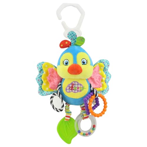 Xoeryoy Kinderwagenspielzeug für Babys 0-6 Monate, Clip über Babyhängespielzeug mit hängendem Rasseln, Neugeborene sensorische Aktivität Plüsch für Kleinkindmädchen und Junge, Bird Xoeryoy Kinderwagenspielzeug für Babys 0-6 Monate, Clip über Babyhängespielzeug mit hängendem Rasseln, Neugeborene sensorische Aktivität Plüsch für Kleinkindmädchen und Junge, Bird von Xoeryoy